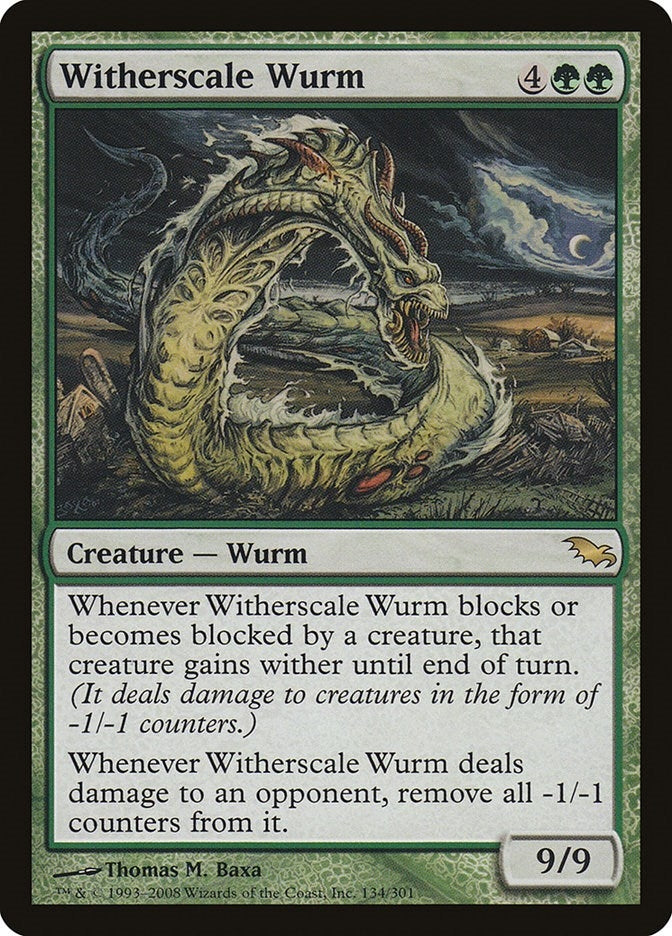Witherscale Wurm (134) (Shadowmoor)