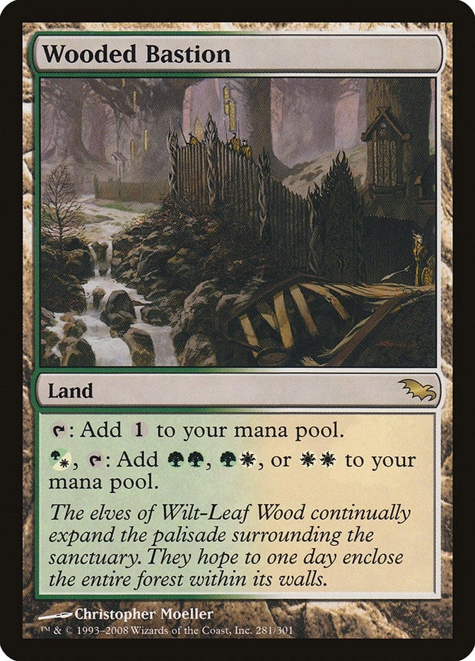Wooded Bastion (281) (Shadowmoor)