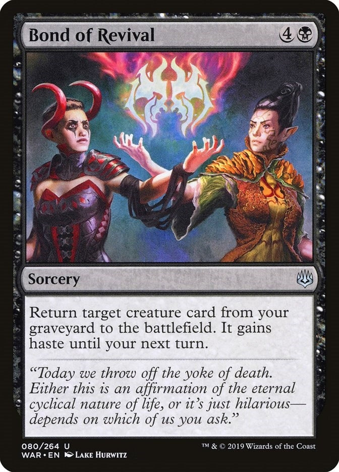 Bond of Revival (80) (War of the Spark)