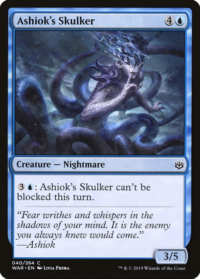 Ashiok's Skulker (40) (War of the Spark)