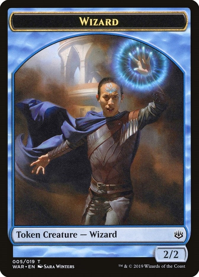 Image for Wizard Token (5) - Magic: The Gathering