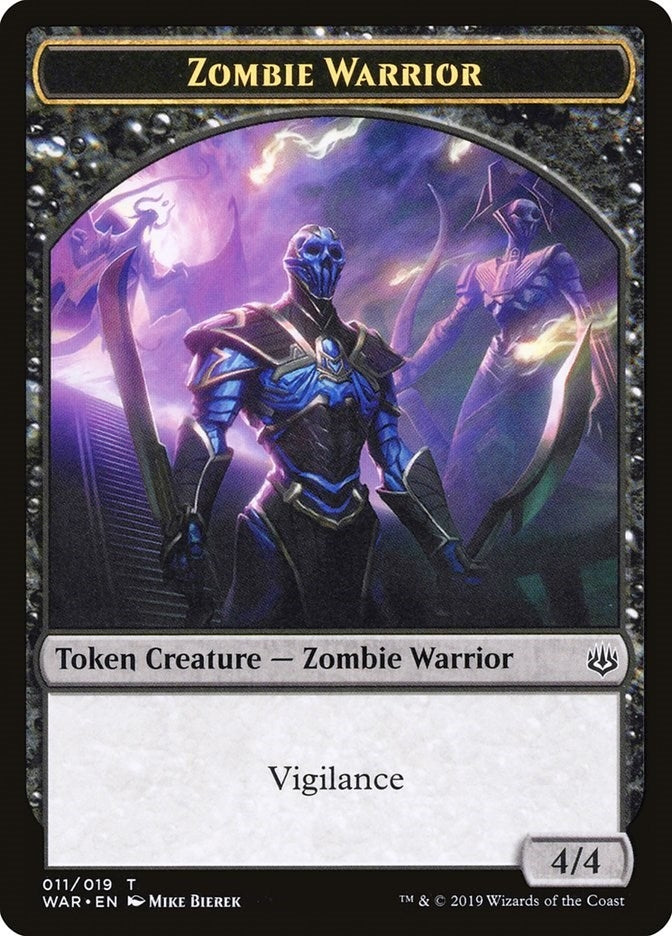 Image for Zombie Warrior Token (11) - Magic: The Gathering