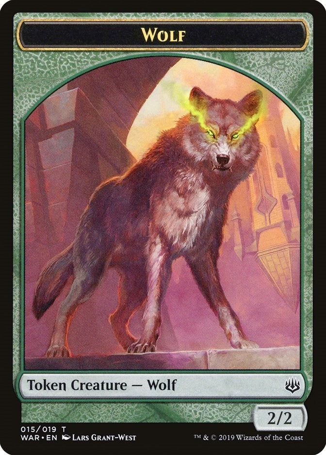 Image for Wolf Token (15) - Magic: The Gathering