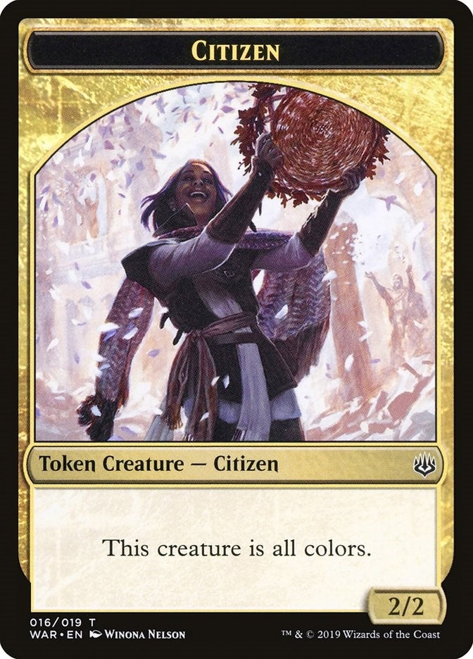 Citizen Token (16) (War of the Spark)