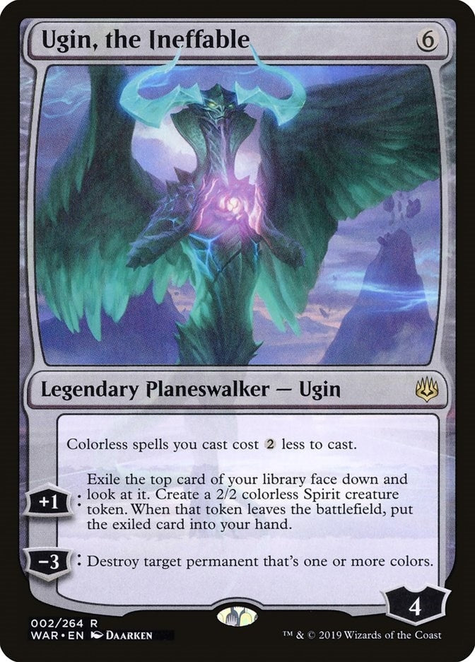 Ugin, the Ineffable (2) (War of the Spark)