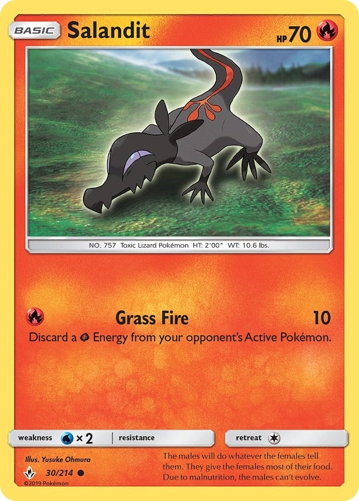 Image for Salandit (30/214) (SM - Unbroken Bonds) - Pokemon
