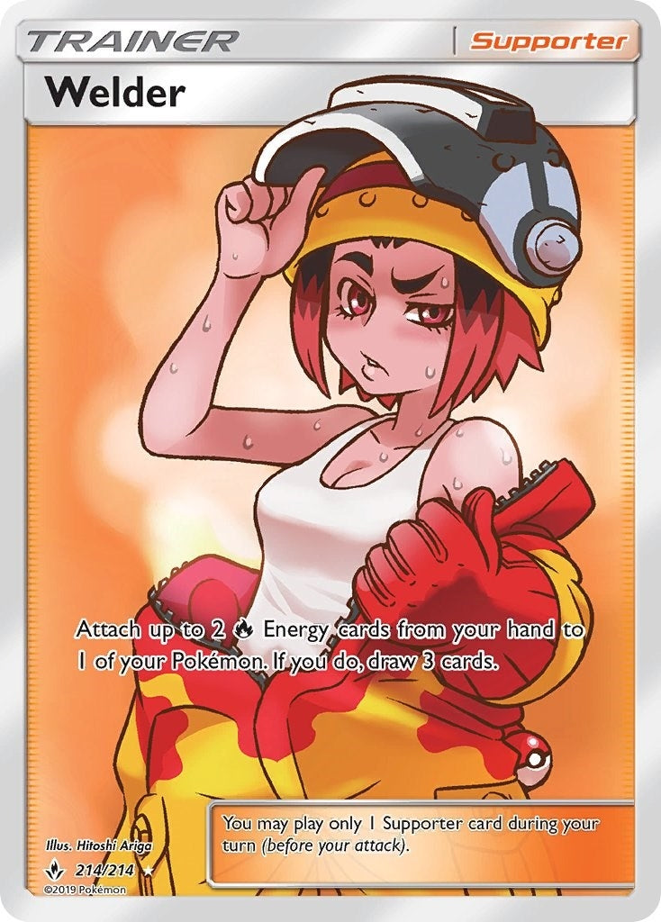 Image for Welder (Full Art) (214/214) (SM - Unbroken Bonds) - Pokemon