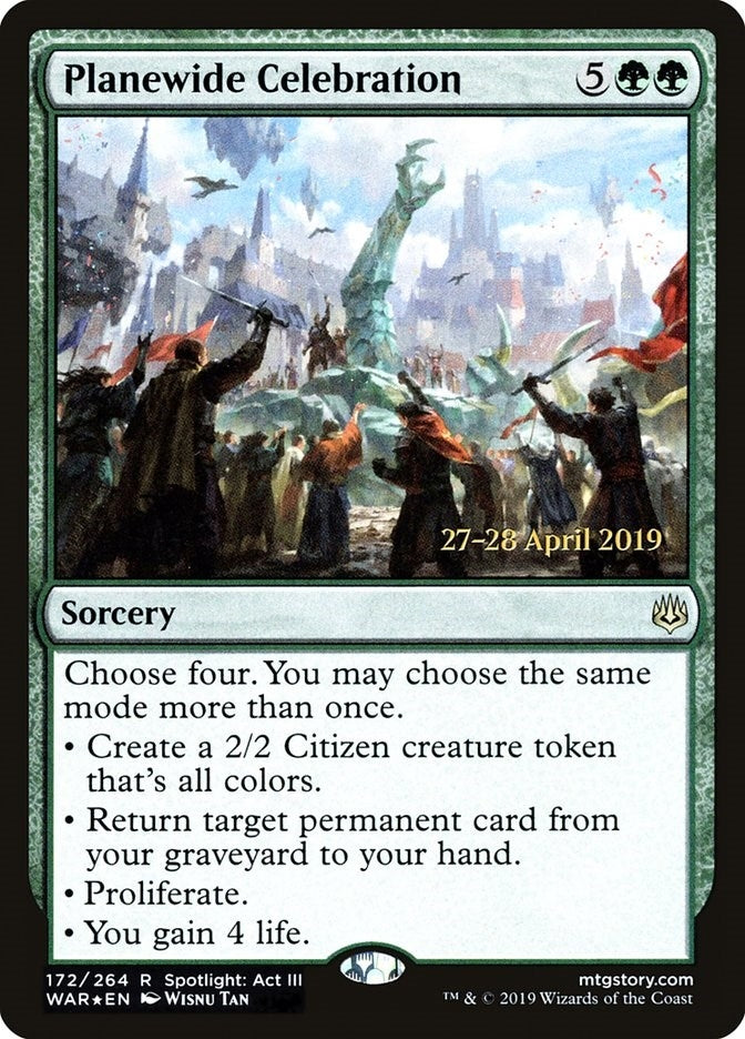 Planewide Celebration (172) (Prerelease Cards)
