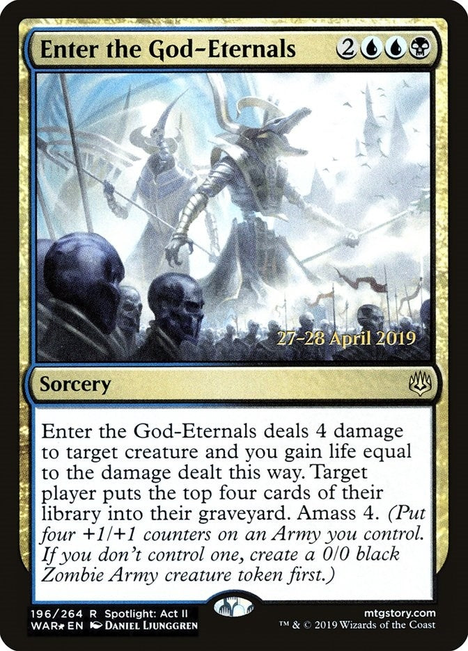 Enter the God-Eternals (196) (Prerelease Cards)