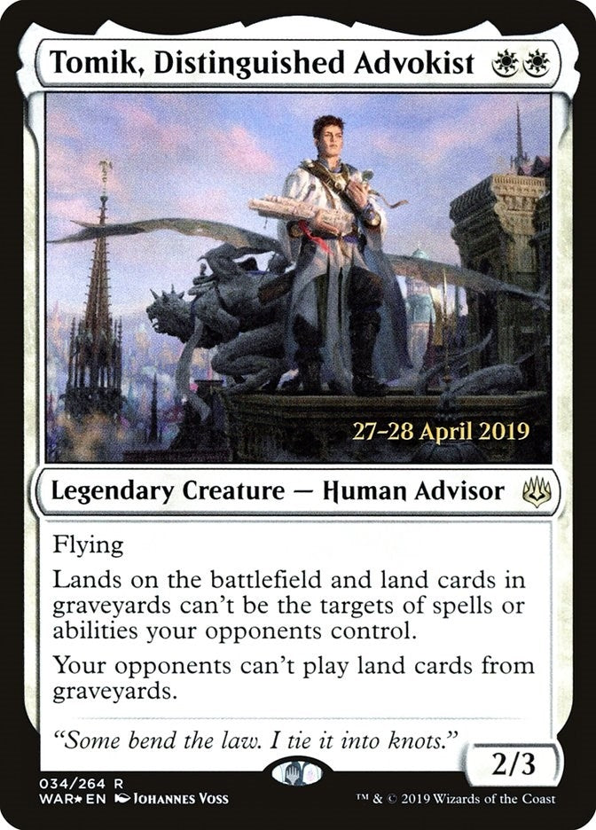 Image for Tomik, Distinguished Advokist (34) - Magic: The Gathering