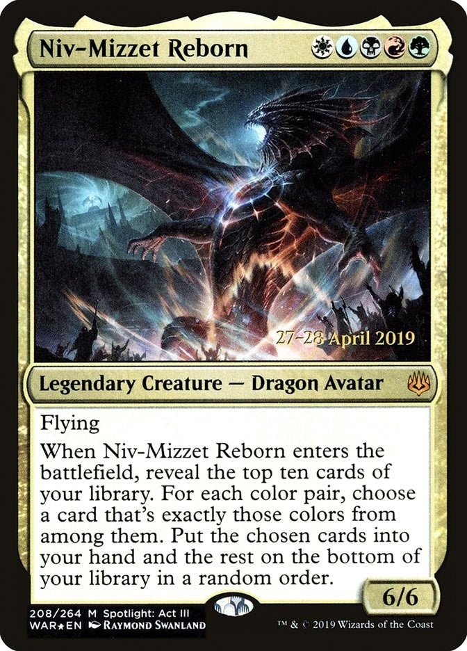 Niv-Mizzet Reborn (208) (Prerelease Cards)