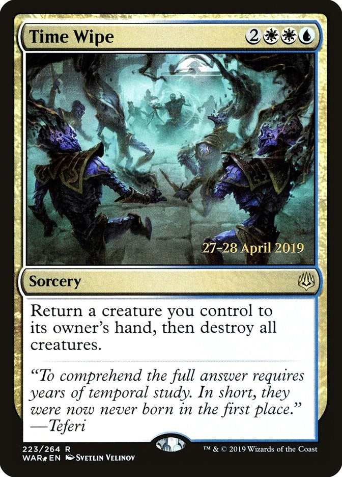Time Wipe (223) (Prerelease Cards)