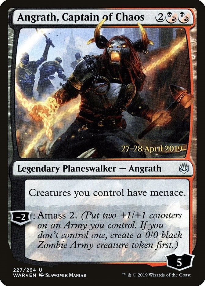 Angrath, Captain of Chaos (227) (Prerelease Cards)