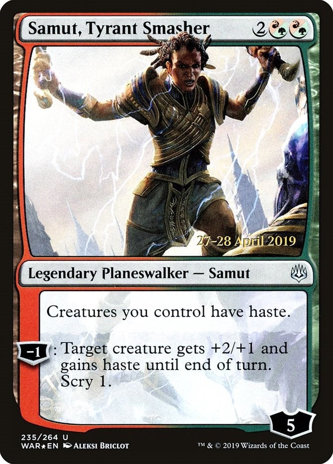 Samut, Tyrant Smasher (235) (Prerelease Cards)