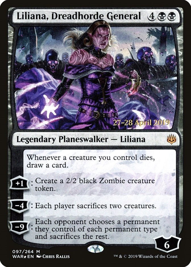 Liliana, Dreadhorde General (97) (Prerelease Cards)