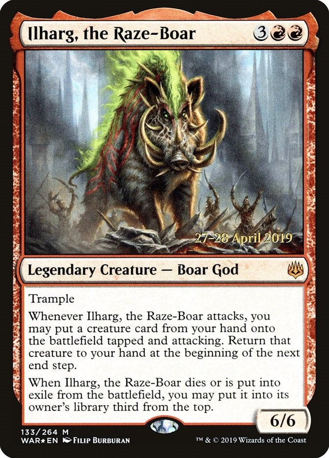 Ilharg, the Raze-Boar (133) (Prerelease Cards)