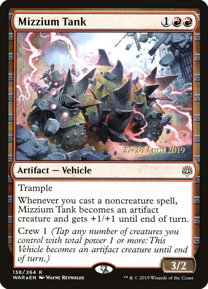 Mizzium Tank (138) (Prerelease Cards)