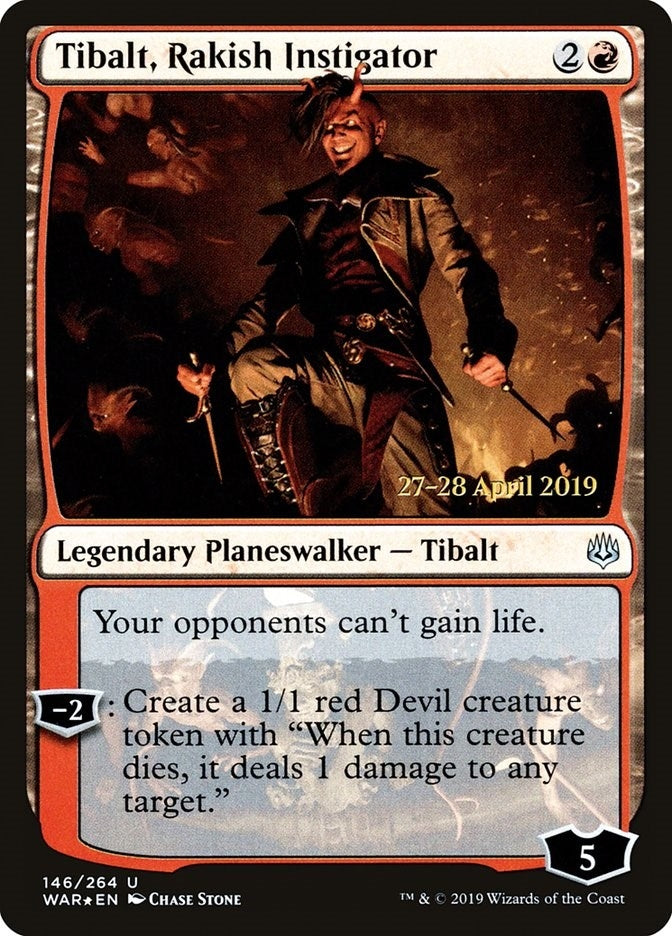 Tibalt, Rakish Instigator (146) (Prerelease Cards)