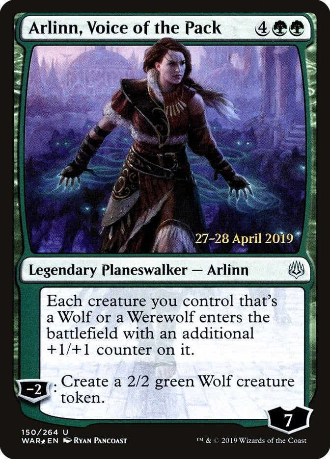 Arlinn, Voice of the Pack (150) (Prerelease Cards)