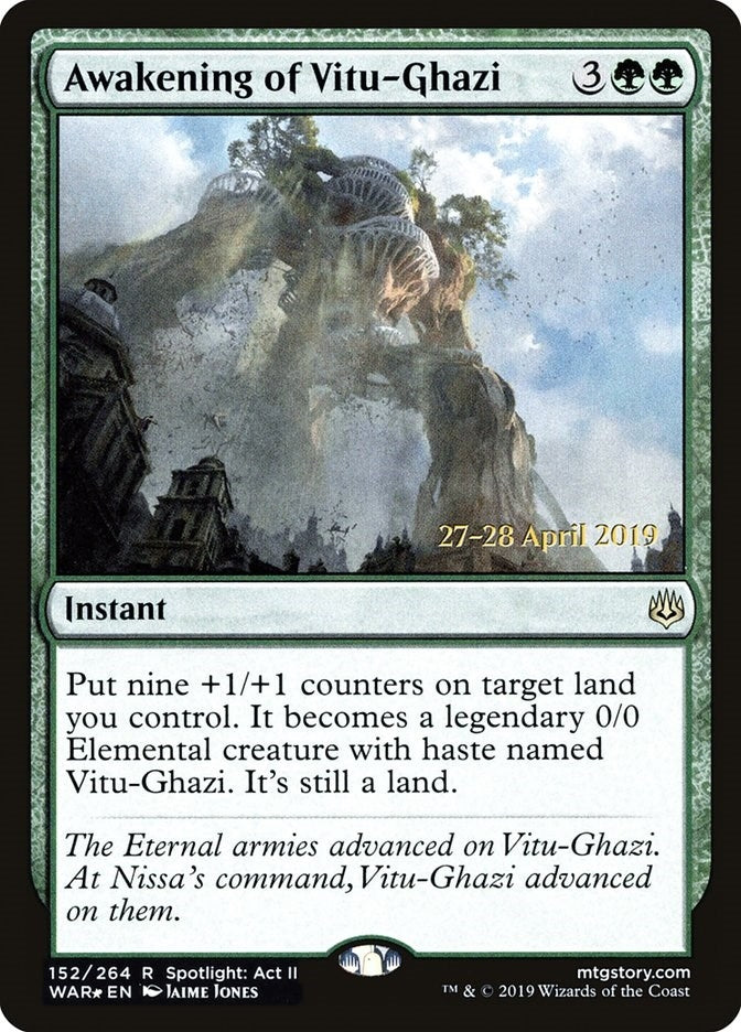 Awakening of Vitu-Ghazi (152) (Prerelease Cards)