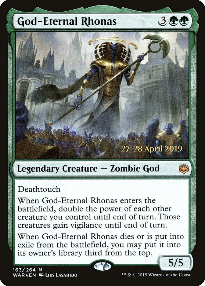God-Eternal Rhonas (163) (Prerelease Cards)