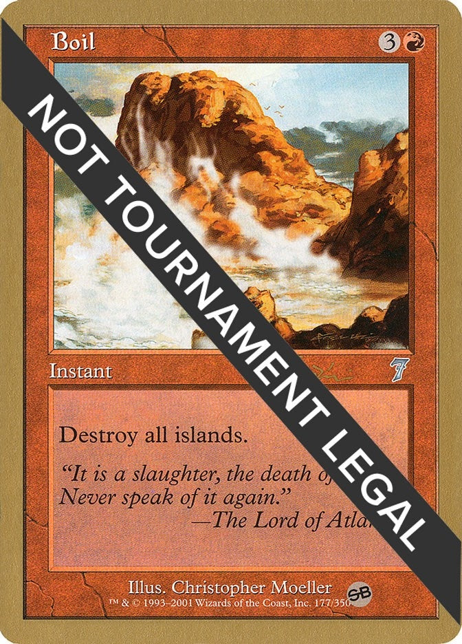 Boil - 2001 Jan Tomcani (7ED) (SB) (World Championship Decks)