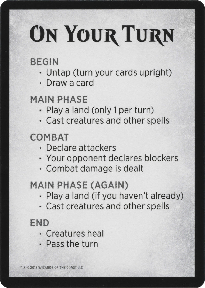 Rules Card (WAR Bundle) (Unique and Miscellaneous Promos)