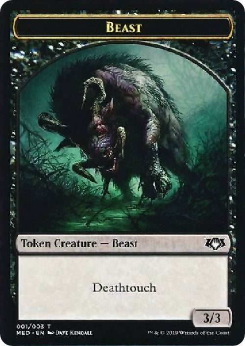 Beast Token (1) (Mythic Edition: War of the Spark)