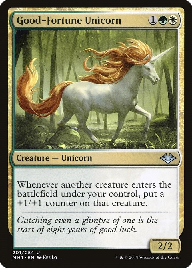 Good-Fortune Unicorn (201) (Modern Horizons)
