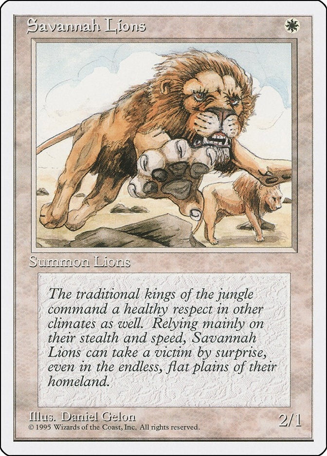 Savannah Lions (Fourth Edition)