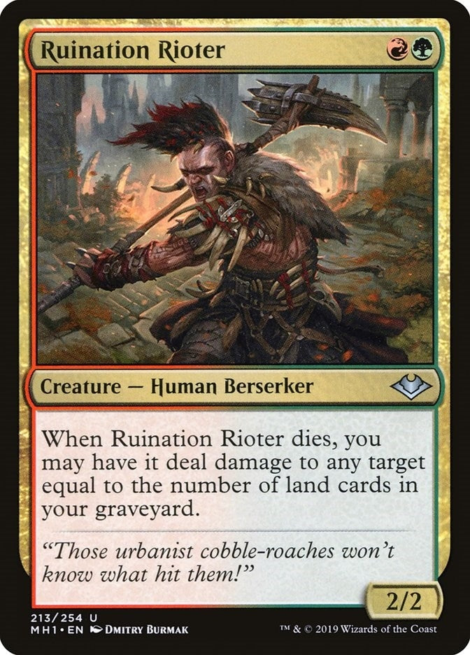 Ruination Rioter (213) (Modern Horizons)