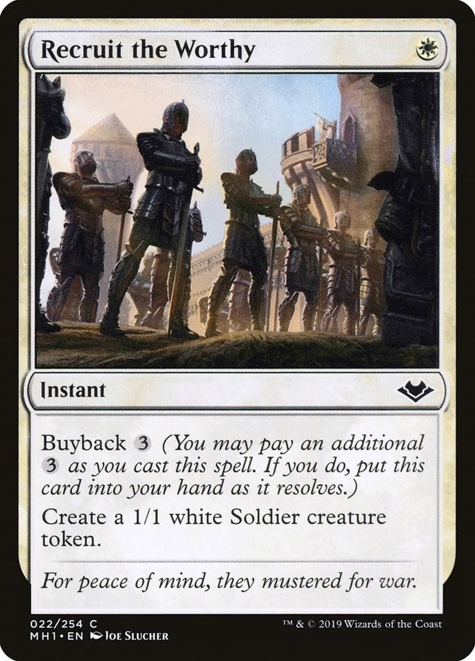 Recruit the Worthy (22) (Modern Horizons)