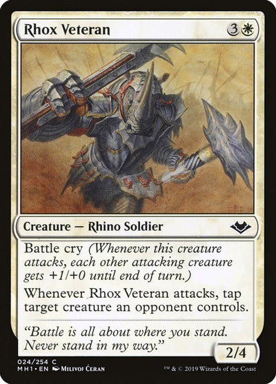 Rhox Veteran (24) (Modern Horizons)