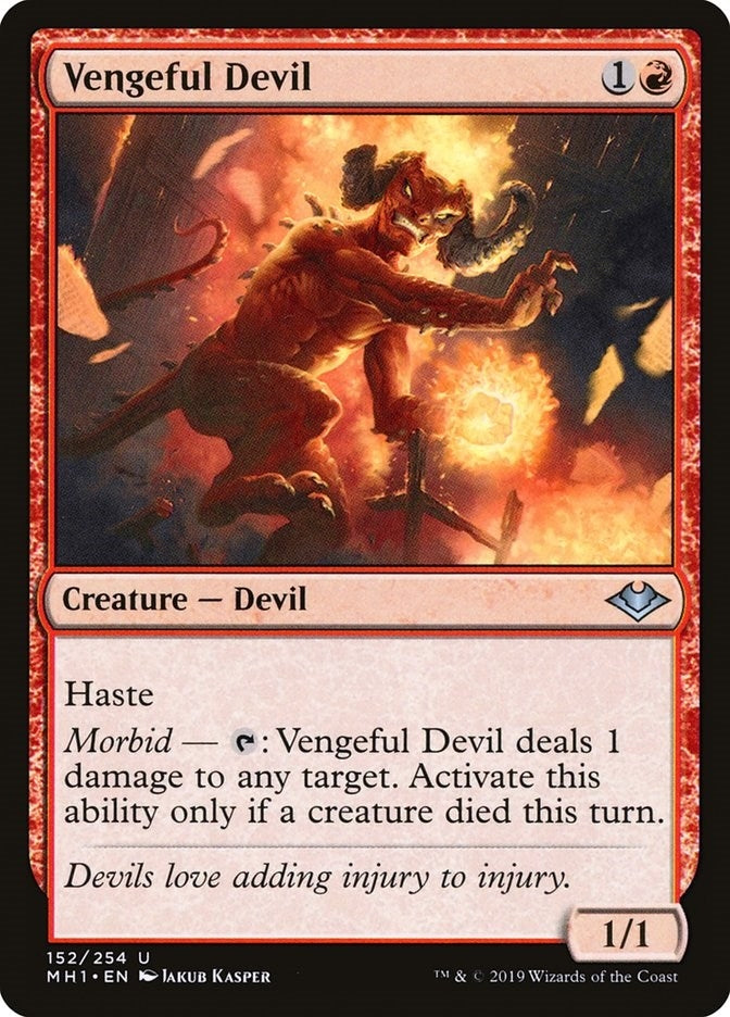 Image for Vengeful Devil (152) - Magic: The Gathering