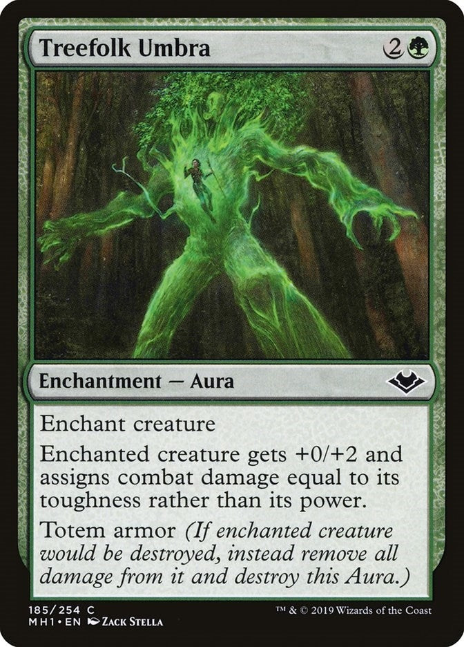 Image for Treefolk Umbra (185) - Magic: The Gathering