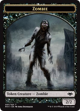 Image for Zombie // Bear Double-Sided Token (7 // 11) - Magic: The Gathering
