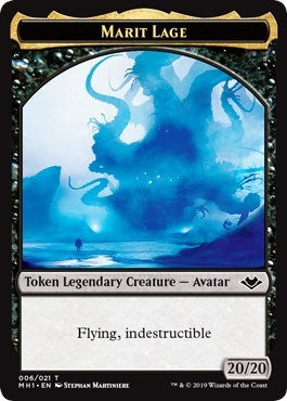 Marit Lage // Elemental (008) Double-Sided Token (6 // 8) (Modern Horizons)