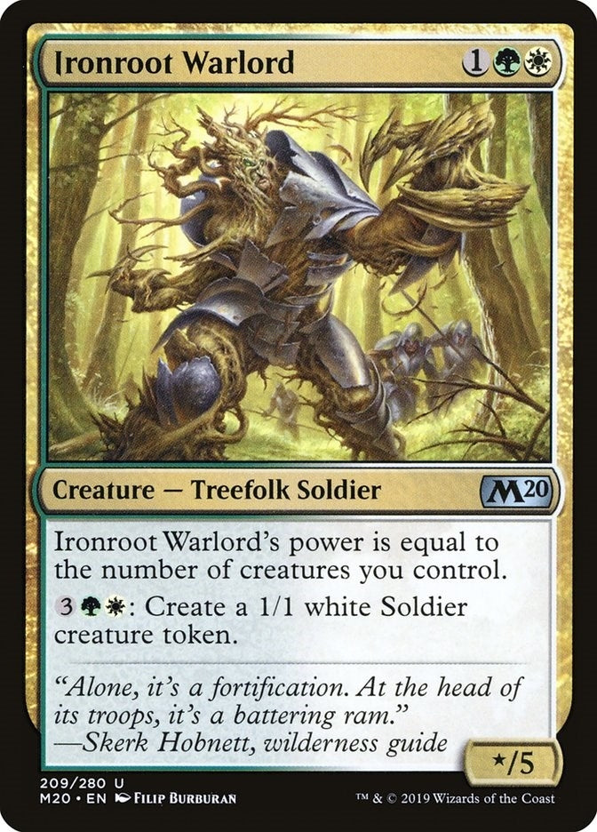 Ironroot Warlord (209) (Core Set 2020)