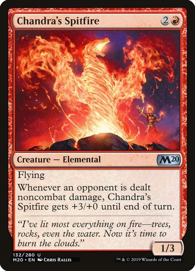 Chandra's Spitfire (132) (Core Set 2020)