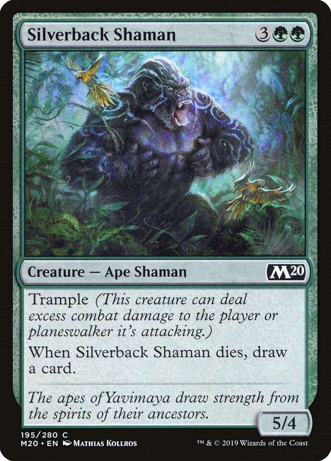 Silverback Shaman (195) (Core Set 2020)