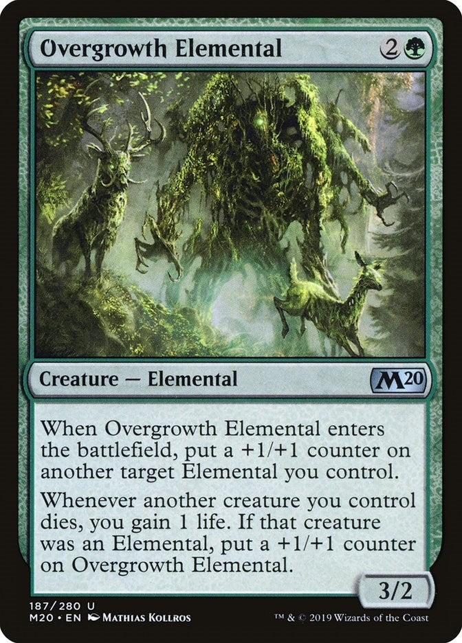 Overgrowth Elemental (187) (Core Set 2020)