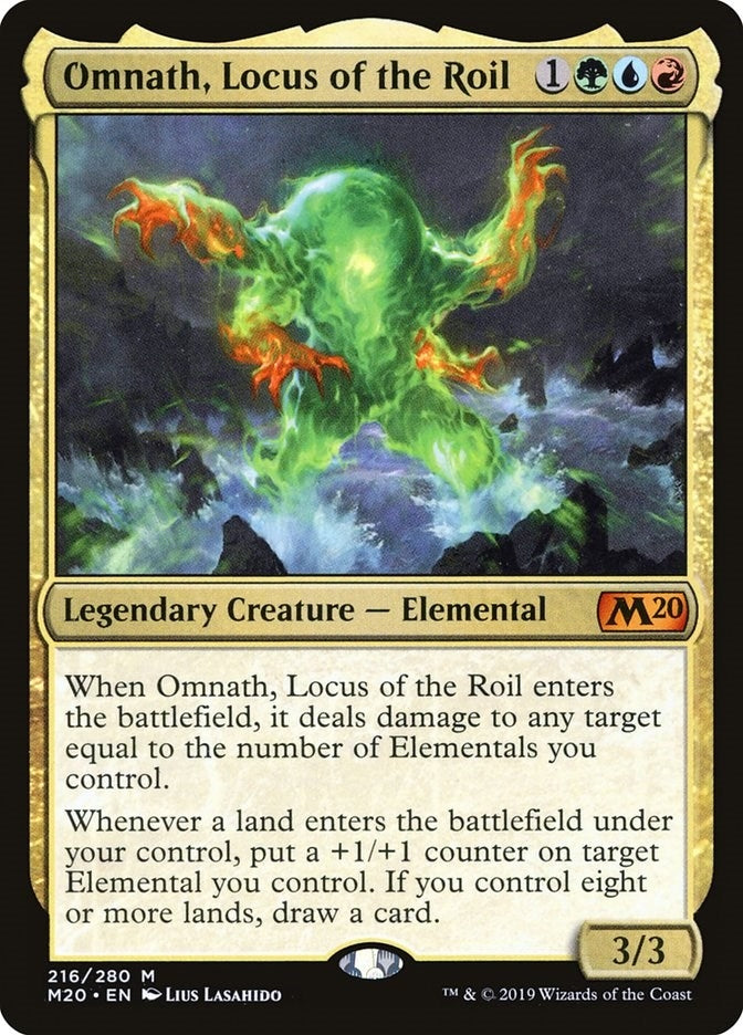 Omnath, Locus of the Roil (216) (Core Set 2020)