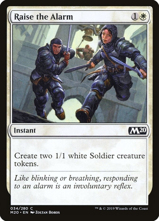 Raise the Alarm (34) (Core Set 2020)