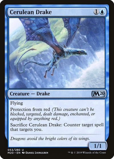 Cerulean Drake (53) (Core Set 2020)