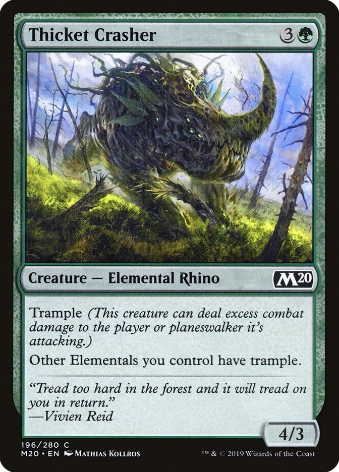 Thicket Crasher (196) (Core Set 2020)