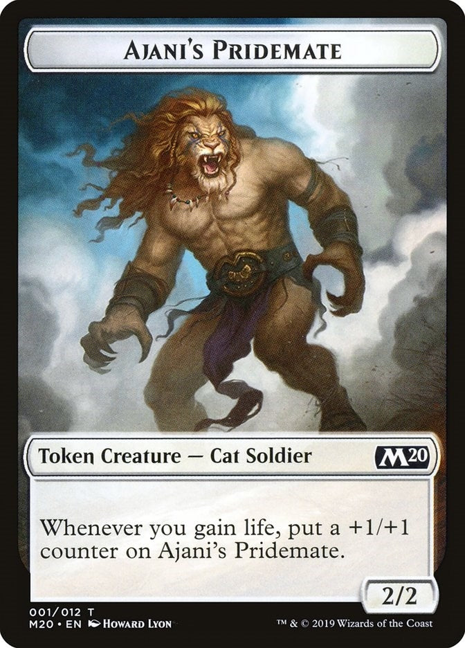 Ajani's Pridemate Token (1) (Core Set 2020)