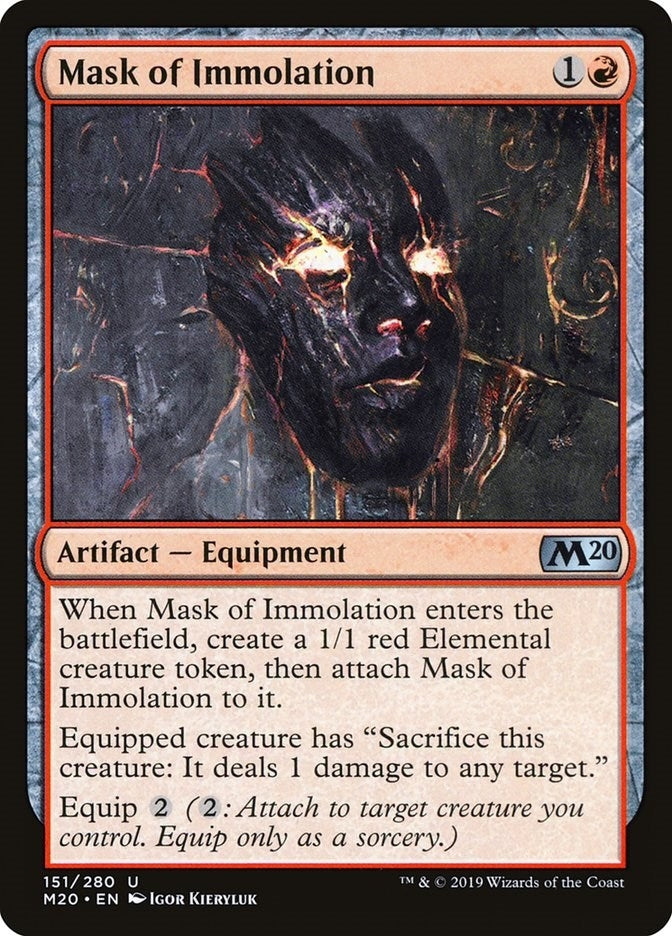 Mask of Immolation (151) (Core Set 2020)