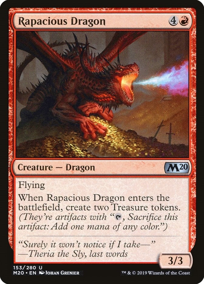 Rapacious Dragon (153) (Core Set 2020)