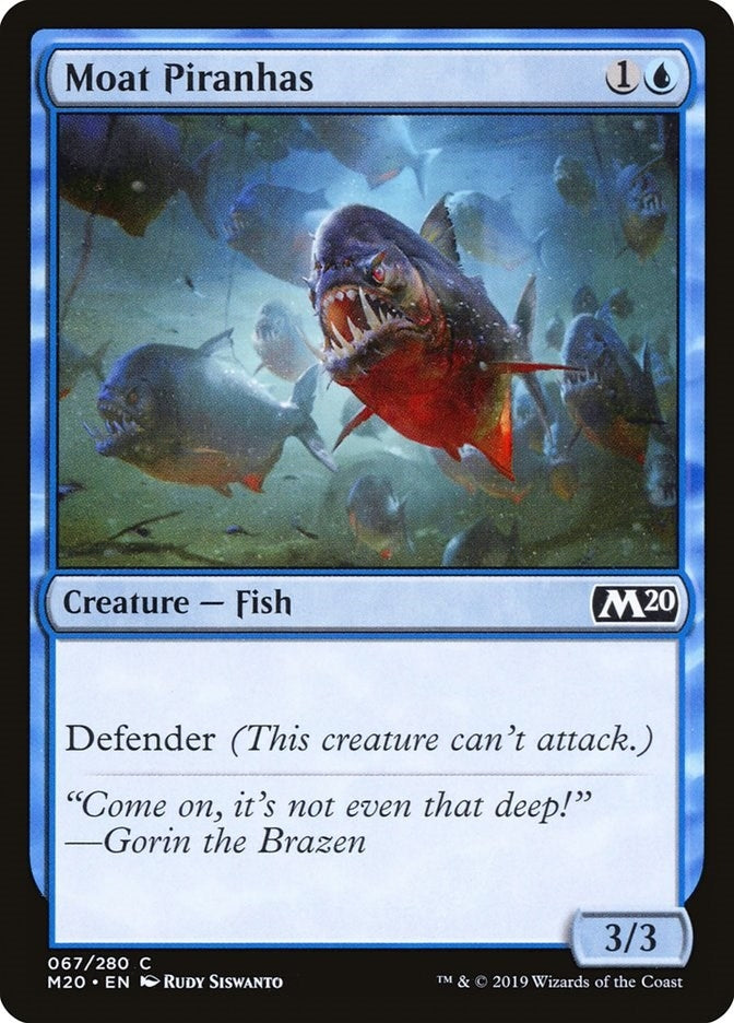 Moat Piranhas (67) (Core Set 2020)