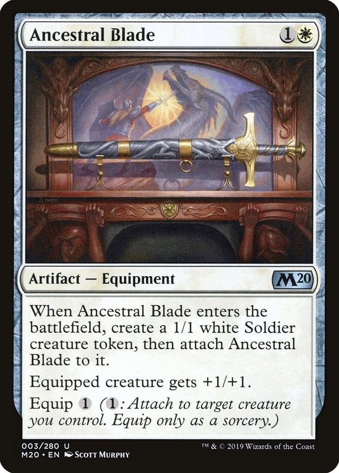 Ancestral Blade (3) (Core Set 2020)